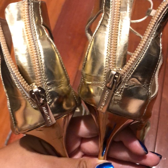 Jimmy choo gold heels - Picture 6 of 8